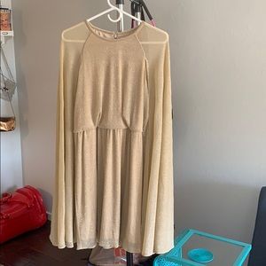 Calvin Klein gold dress